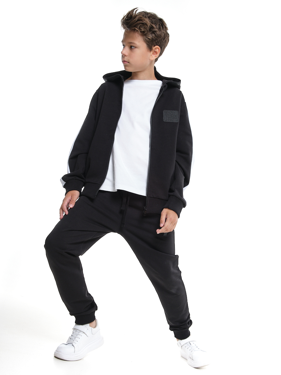 Спортивный костюм для мальчика подростка UD 8011 черный. Купить оптом отпроизводителя - Мини Макси